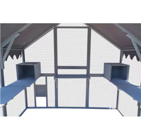 Outdoor Cat House & Enclosure