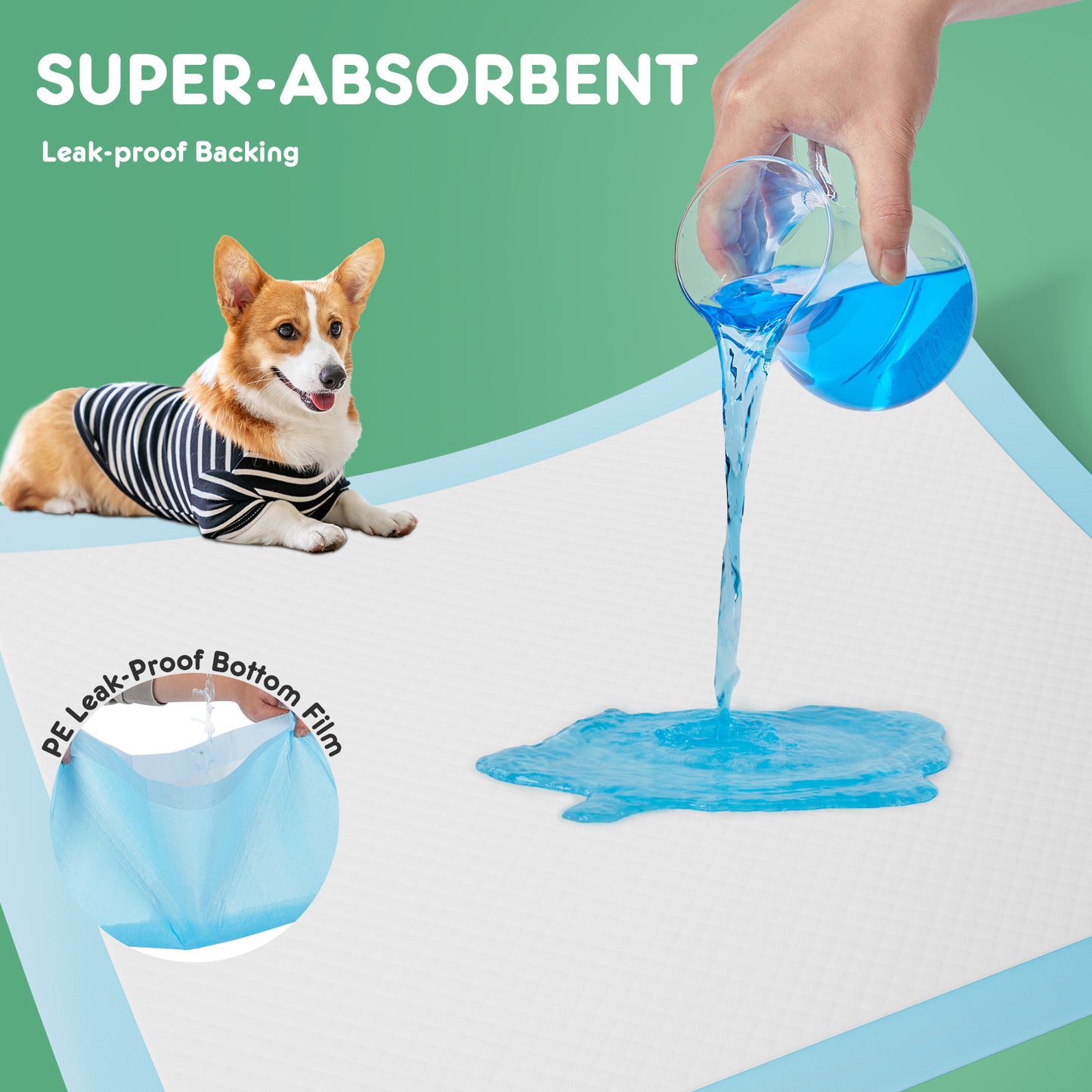 Premium Multi-Layer Absorbent Dog Pee Pads