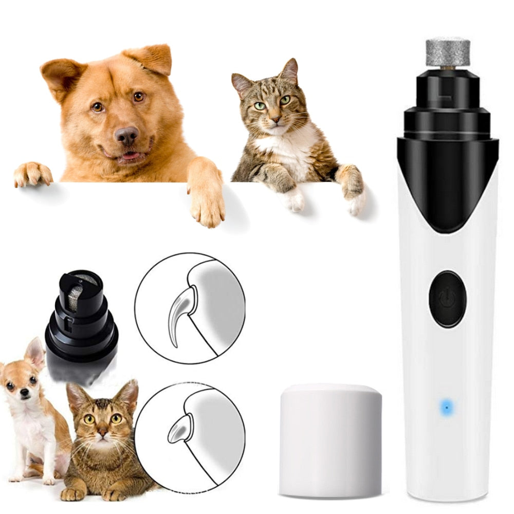Pet Dog Cat Pencil Sharpener, Electric Nail Clippers Cleaning Nail Clippers