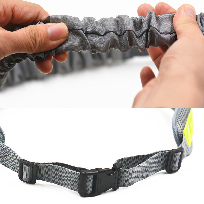 Hands-Free Dog Running Leash Set with Waist Bag