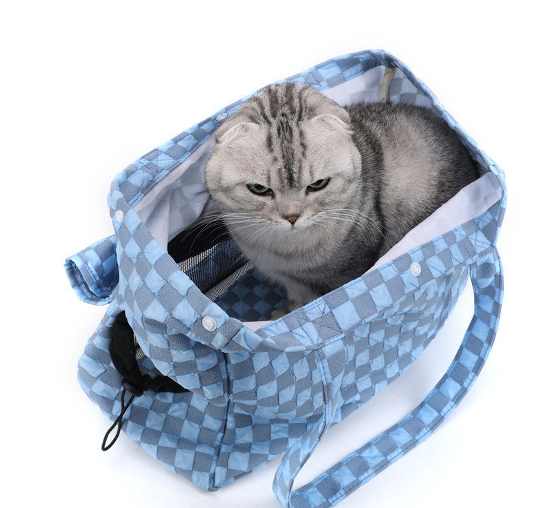 Portable Cat Carrier Shoulder Bag - Lightweight & Travel-Friendly