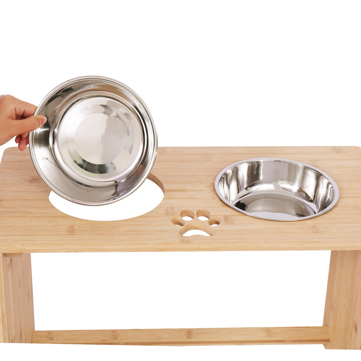 Medium Sized Dog Bowl Rack