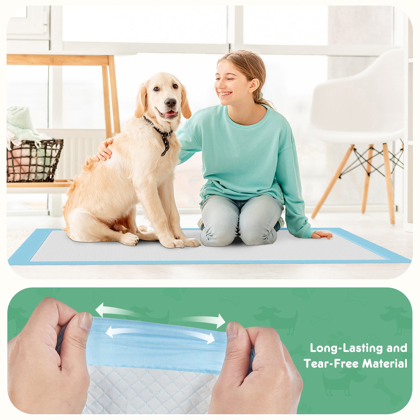 Premium Multi-Layer Absorbent Dog Pee Pads
