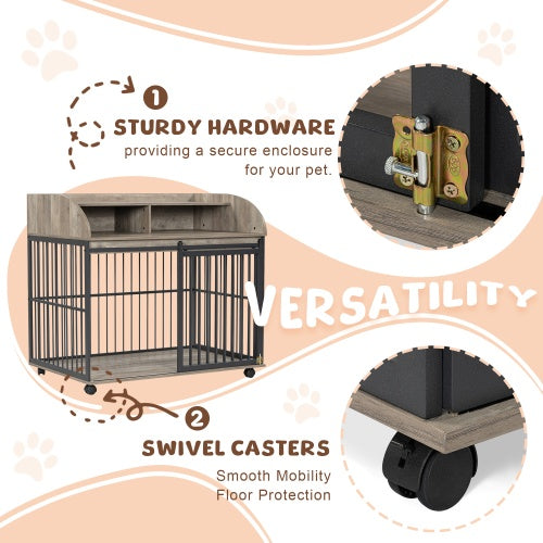 The Furniture-Style Wooden Kennel for Dogs