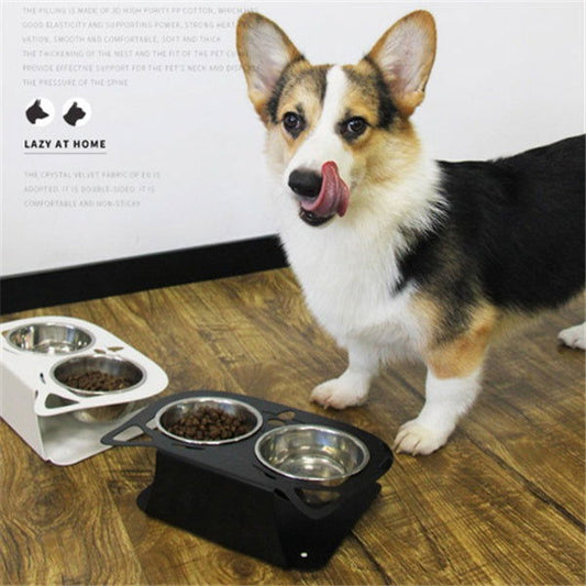 Anti-falling Cat Dog Feeding Water Bowl - Lucky Pets Supplies
