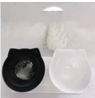 Cat Double Bowl Cat Food Bowl Protects Cervical Vertebra - Lucky Pets Supplies