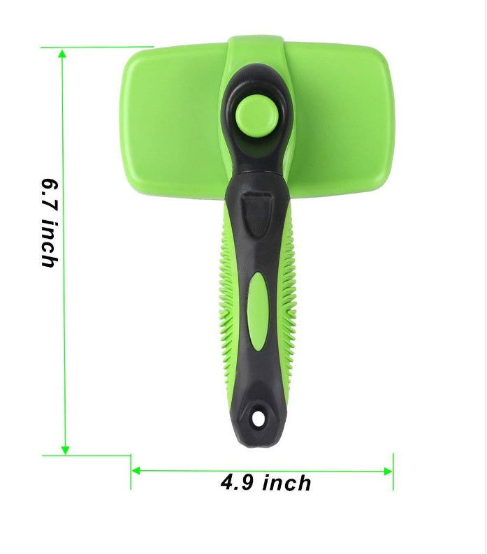 Compatible with Apple, Benepaw Premium Auto cabello limpio perro cepillo impermeable cómodo pequeño perro grande peine de aseo de mascotas herramientas gato encaja varios cabello - Lucky Pets Supplies