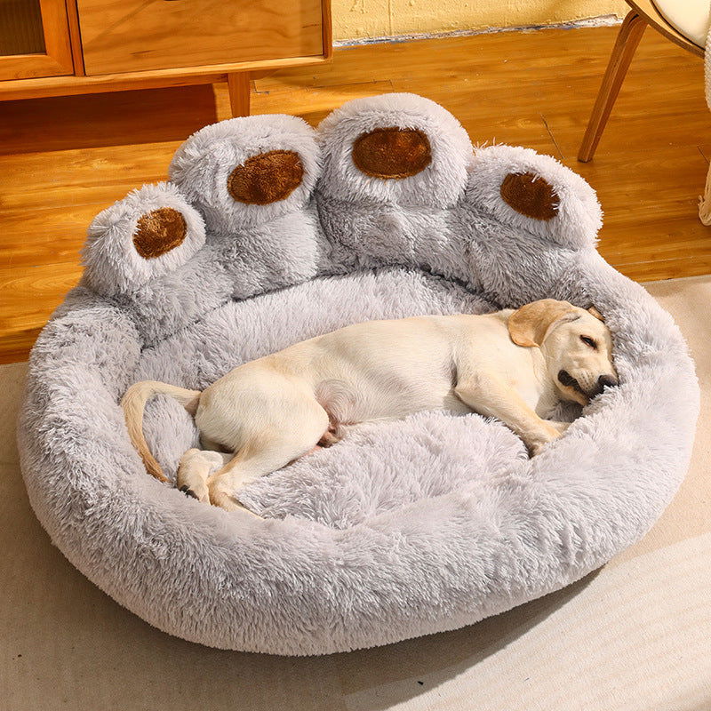 Kennel Warm Medium Large Dog Corgi Golden Retriever Bed Fleece-lined Sofa Mattress - Lucky Pets Supplies