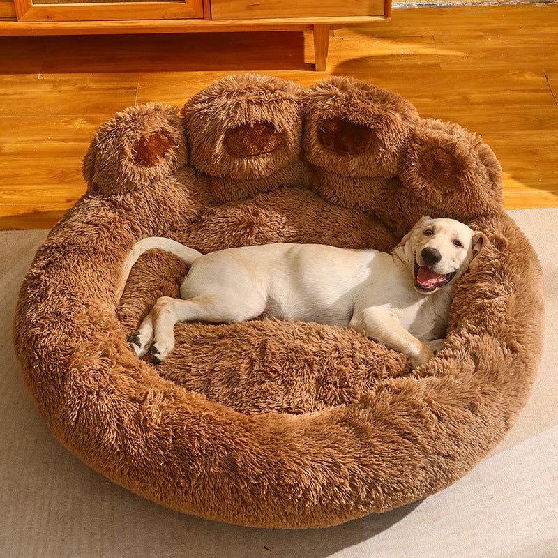 Kennel Warm Medium Large Dog Corgi Golden Retriever Bed Fleece-lined Sofa Mattress - Lucky Pets Supplies