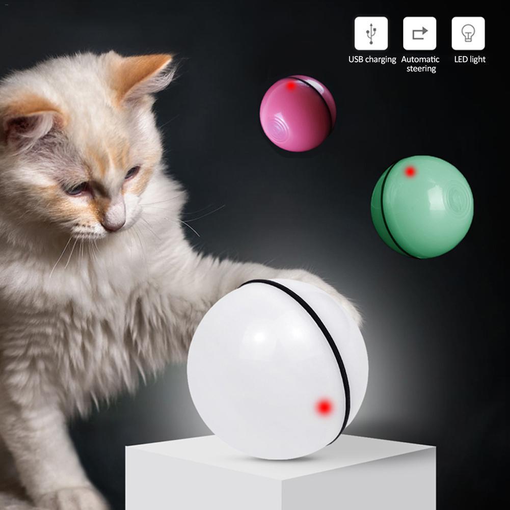 LED Laser Electronic Rolling Pet Funny Cat Toy Ball - Lucky Pets Supplies