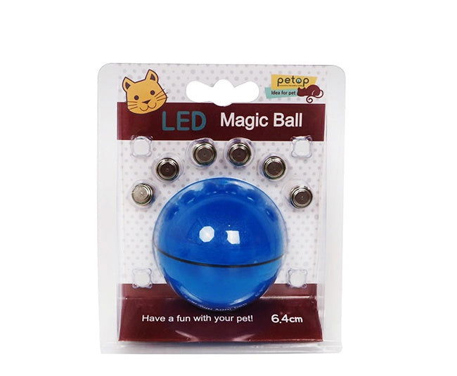 LED Laser Electronic Rolling Pet Funny Cat Toy Ball - Lucky Pets Supplies