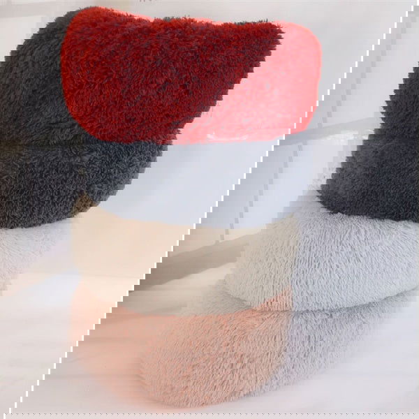 Round Long Hairy Autumn And Winter Nest Pad Cat Mattress - Lucky Pets Supplies