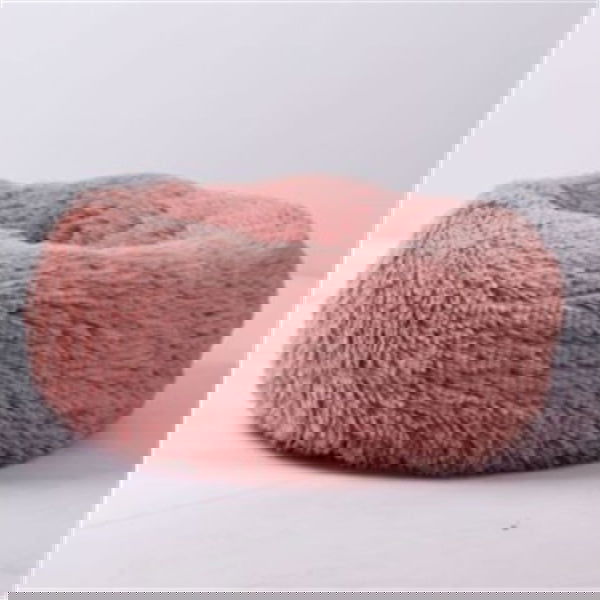 Round Long Hairy Autumn And Winter Nest Pad Cat Mattress - Lucky Pets Supplies