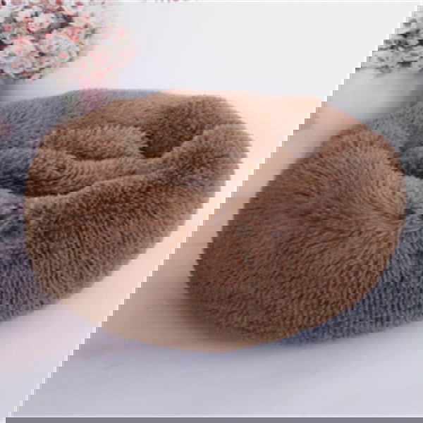 Round Long Hairy Autumn And Winter Nest Pad Cat Mattress - Lucky Pets Supplies