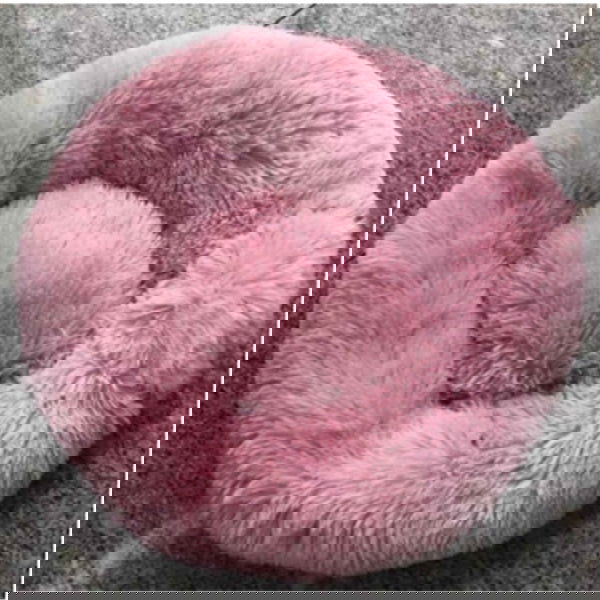 Round Long Hairy Autumn And Winter Nest Pad Cat Mattress - Lucky Pets Supplies