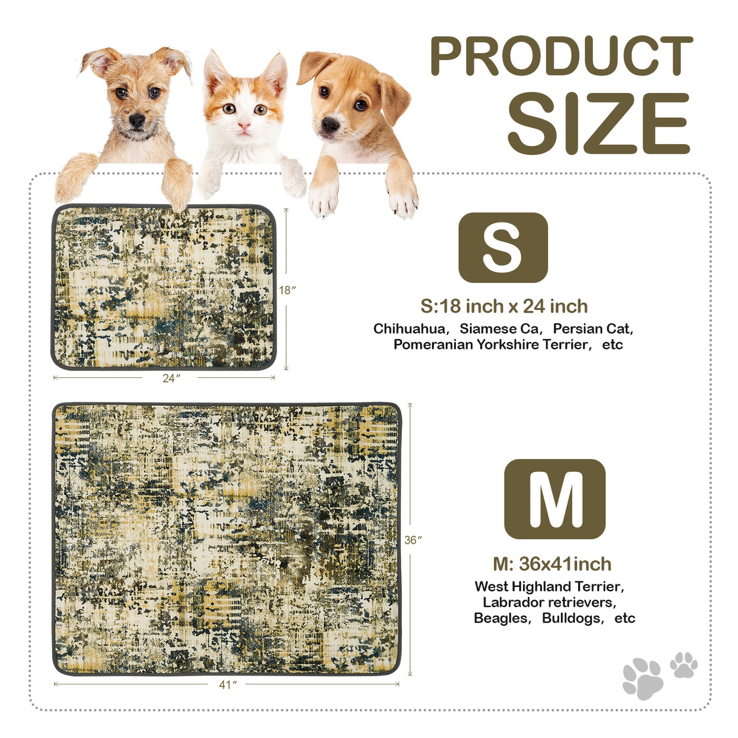 Qeils Washable & Reusable Puppy Pads
