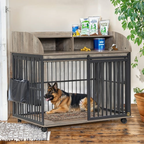 The Furniture-Style Wooden Kennel for Dogs