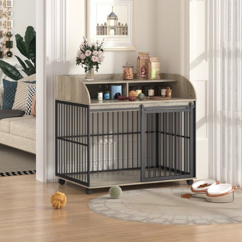 The Furniture-Style Wooden Kennel for Dogs