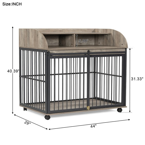 The Furniture-Style Wooden Kennel for Dogs